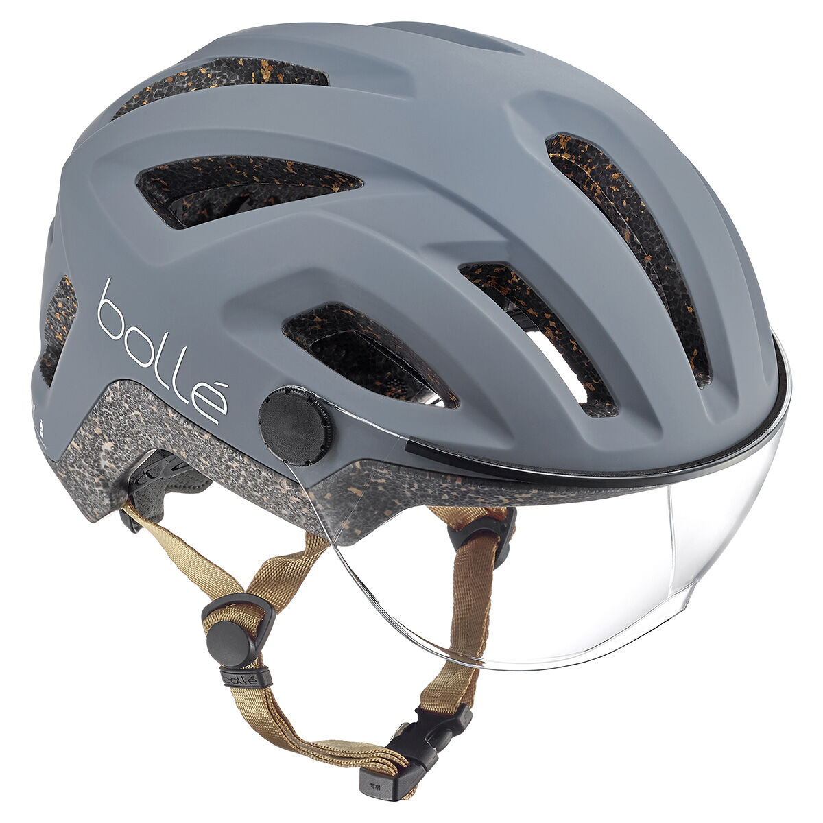 REACT VISOR, Cool Grey Matte-Clear Cat 0, hi-res image number null